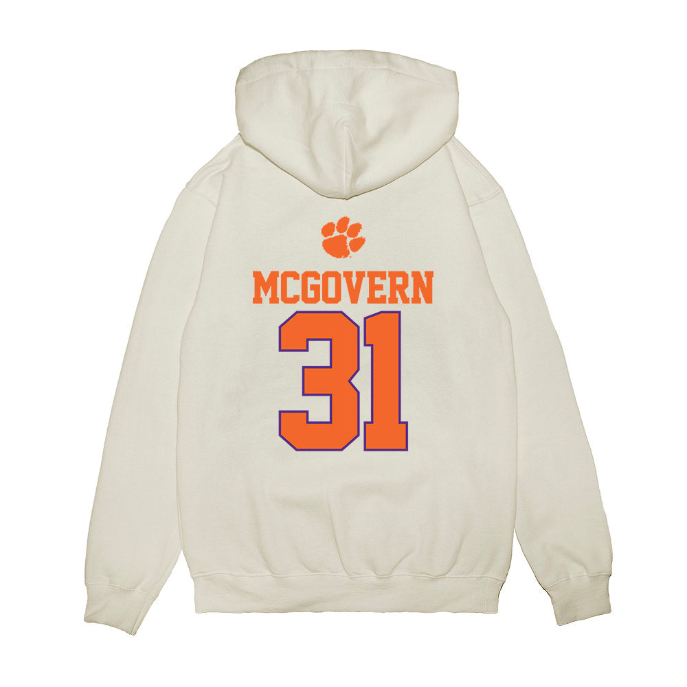 Clemson - NCAA Baseball : Jacob McGovern - USA Raglan Premium Hooded Sweatshirt-1
