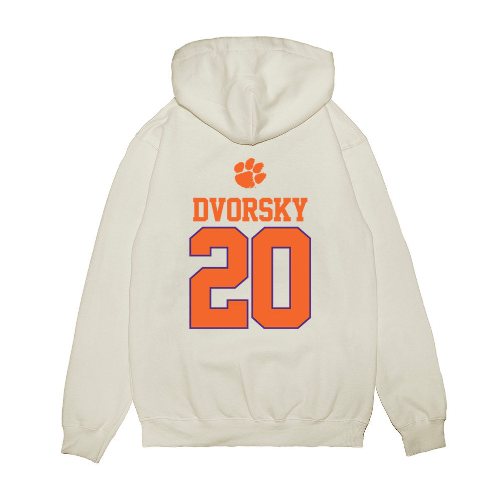 Clemson - NCAA Baseball : Nathan Dvorsky - USA Raglan Premium Hooded Sweatshirt-1
