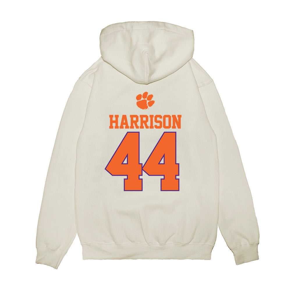 Clemson - NCAA Baseball : Dylan Harrison - USA Raglan Premium Hooded Sweatshirt-1