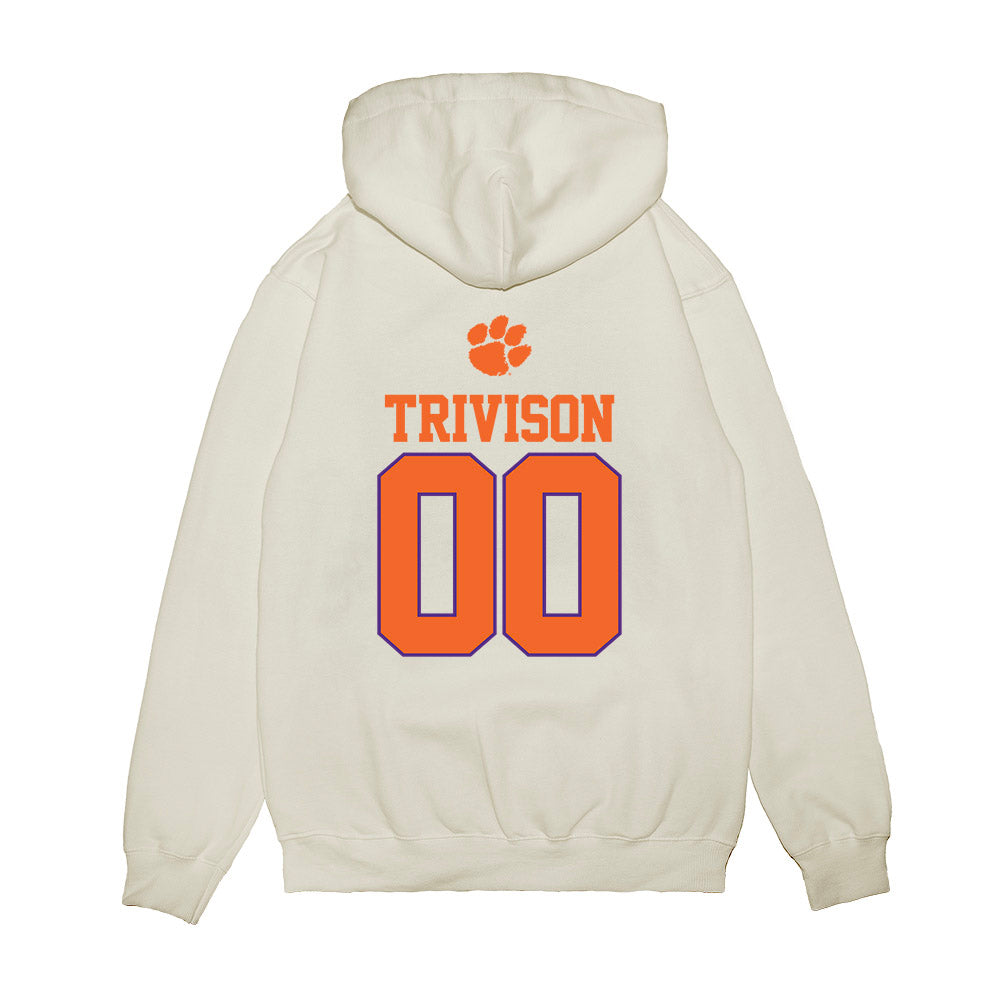 Clemson - NCAA Baseball : Ethan Trivison - USA Raglan Premium Hooded Sweatshirt-1