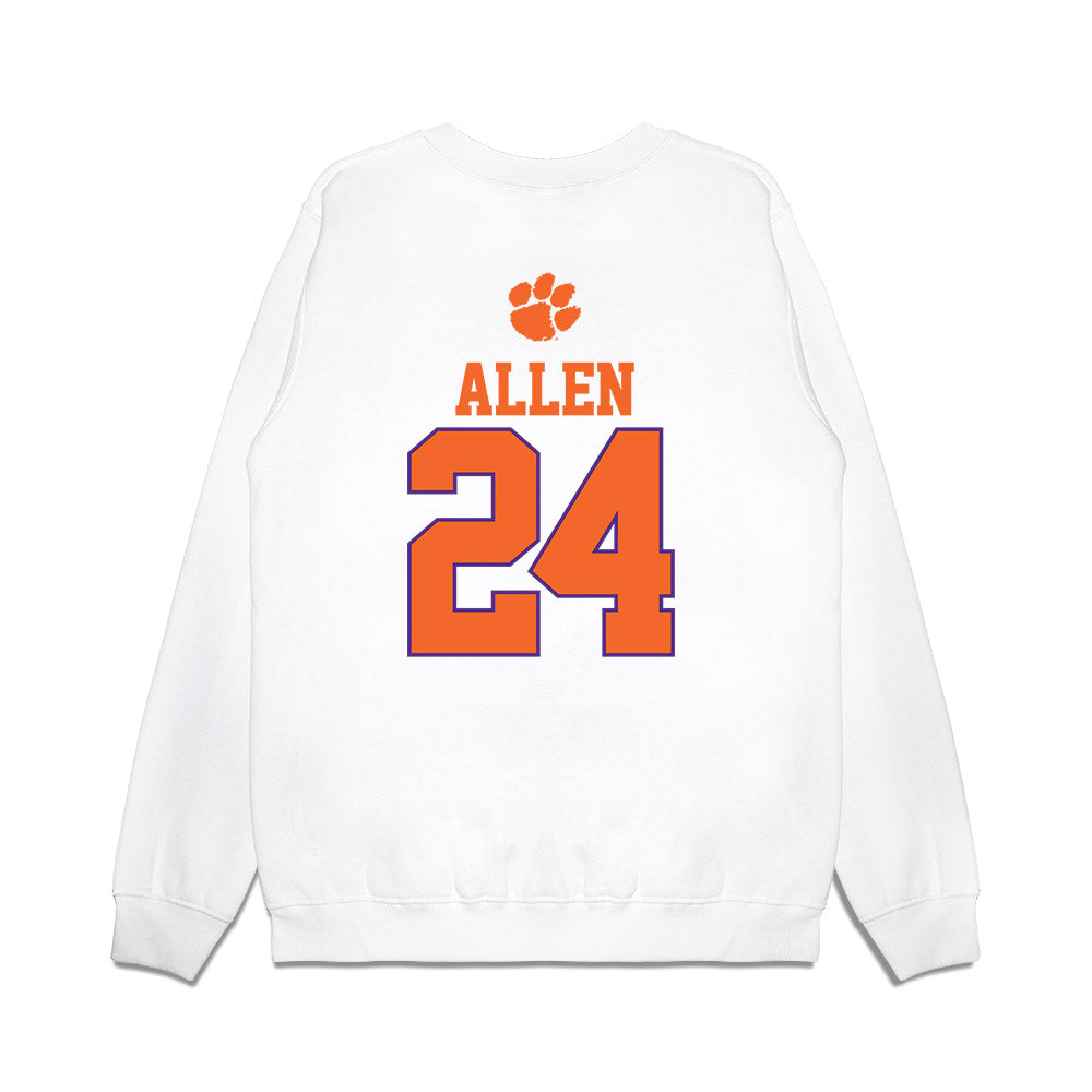 Clemson - NCAA Baseball : Joe Allen - USA Raglan Premium Crewneck Sweatshirt-1