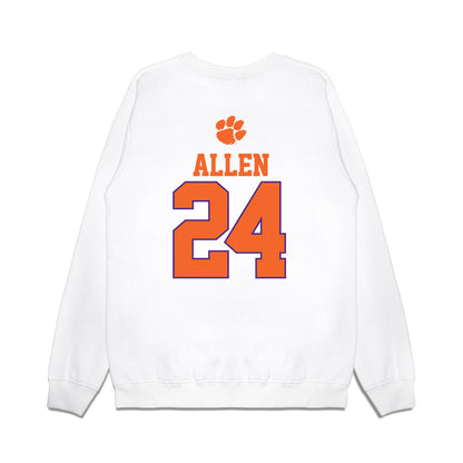 Clemson - NCAA Baseball : Joe Allen - USA Raglan Premium Crewneck Sweatshirt-1
