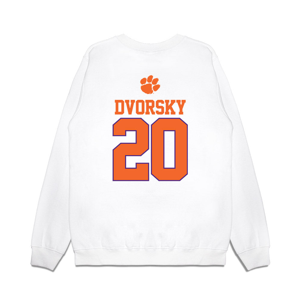 Clemson - NCAA Baseball : Nathan Dvorsky - USA Raglan Premium Crewneck Sweatshirt-1