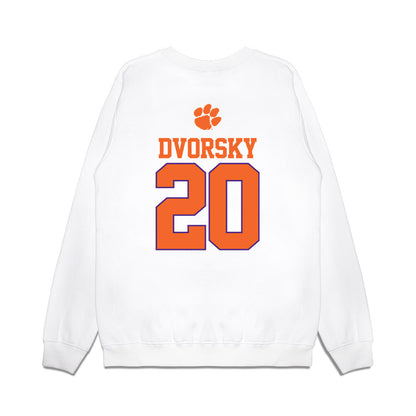 Clemson - NCAA Baseball : Nathan Dvorsky - USA Raglan Premium Crewneck Sweatshirt-1