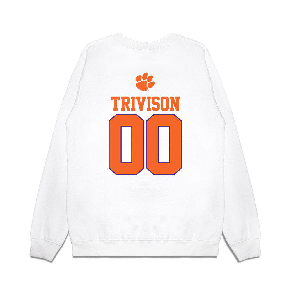 Clemson - NCAA Baseball : Ethan Trivison - USA Raglan Premium Crewneck Sweatshirt-1
