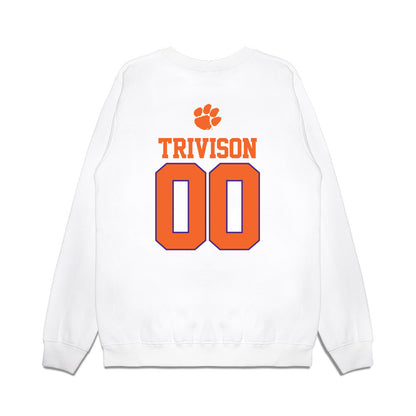 Clemson - NCAA Baseball : Ethan Trivison - USA Raglan Premium Crewneck Sweatshirt-1