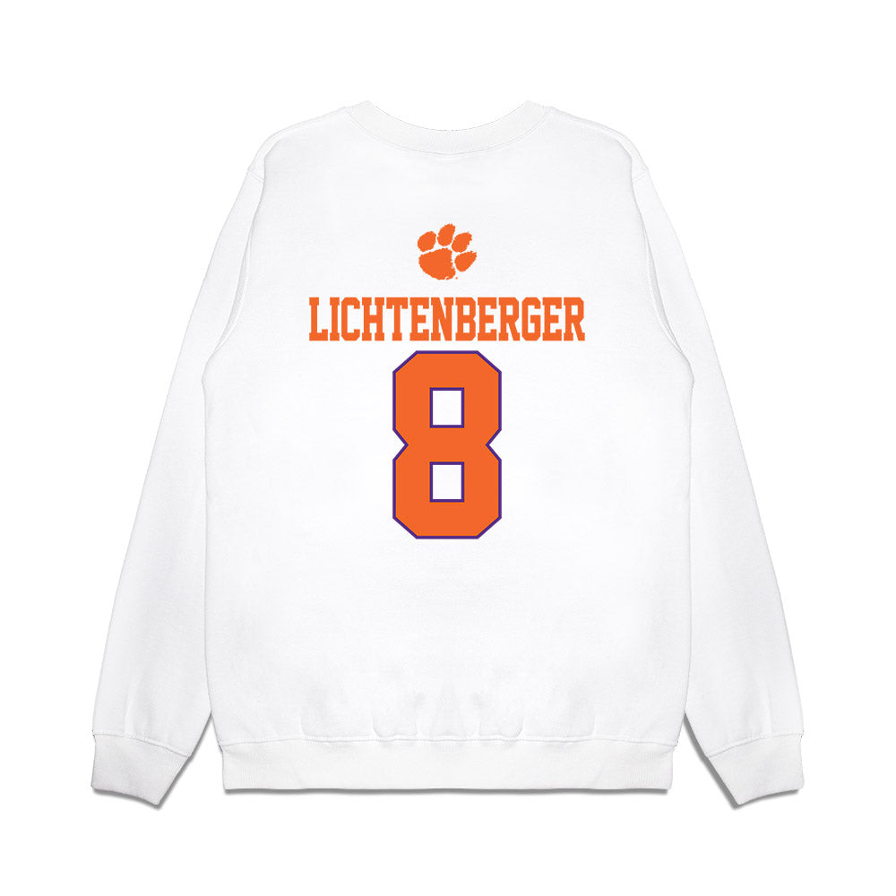 Clemson - NCAA Baseball : Tyler Lichtenberger - USA Raglan Premium Crewneck Sweatshirt-1