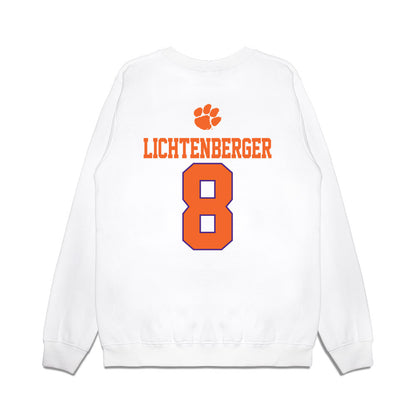 Clemson - NCAA Baseball : Tyler Lichtenberger - USA Raglan Premium Crewneck Sweatshirt-1