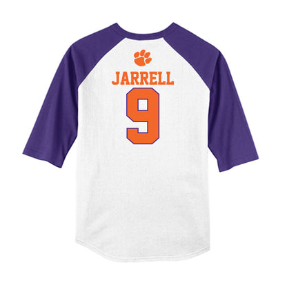 Clemson - NCAA Baseball : Jacob Jarrell - USA Raglan Raglan Shirt-1