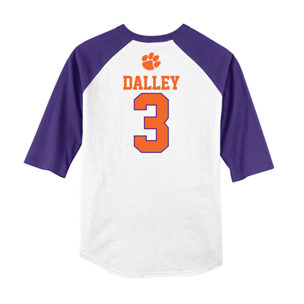 Clemson - NCAA Baseball : Ty Dalley - USA Raglan Raglan Shirt-1