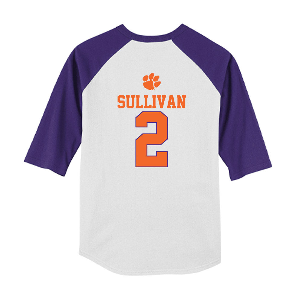 Clemson - NCAA Baseball : Briggs SULLIVAN - USA Raglan Youth Raglan T-Shirt-1