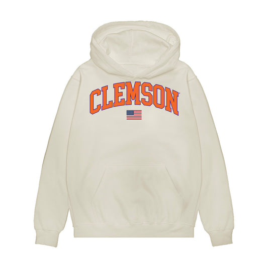 Clemson - NCAA Baseball : Joe Allen - USA Raglan Premium Hooded Sweatshirt-0