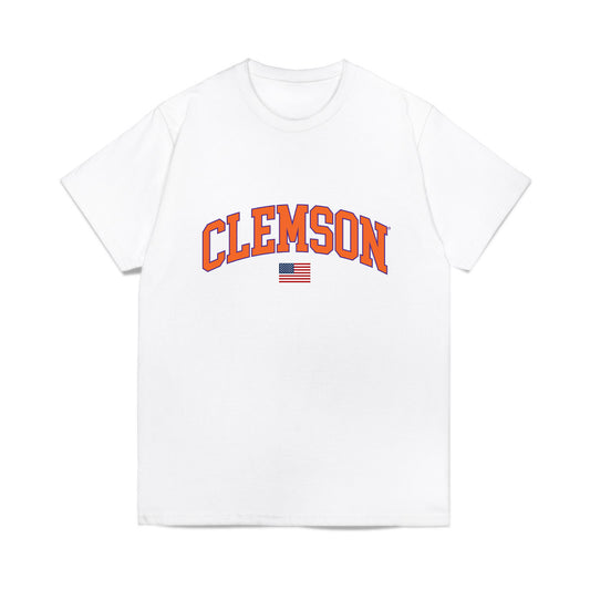 Clemson - NCAA Baseball : Dylan Harrison - USA Raglan Comfort Colors T-Shirt-0