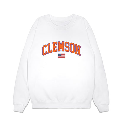 Clemson - NCAA Baseball : Dylan Harrison - USA Raglan Premium Crewneck Sweatshirt-0
