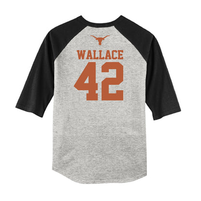 Texas - NCAA Softball : Anne Wallace - USA Raglan Shirt-1