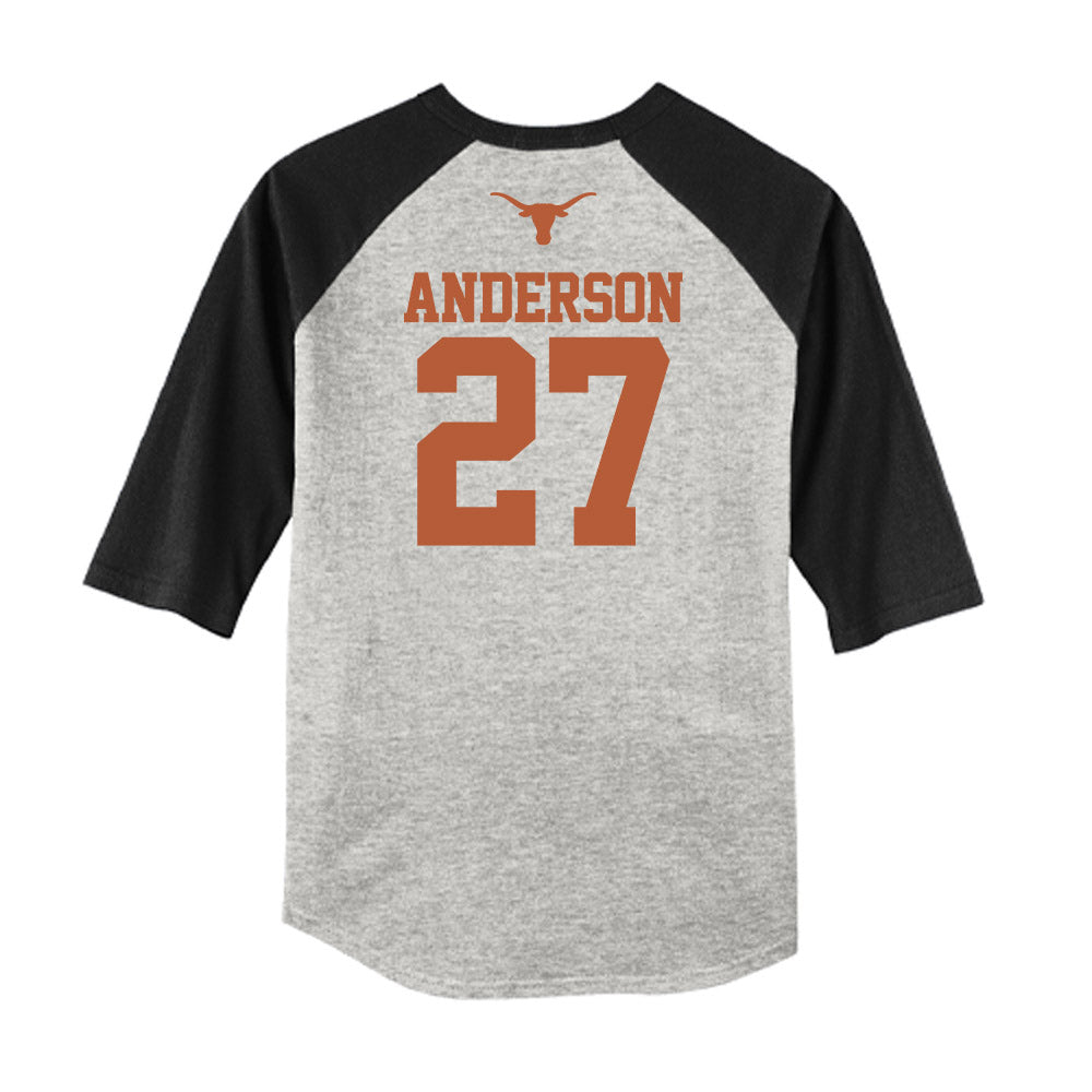 Texas - NCAA Softball : Taylor Anderson - USA Raglan Shirt-1
