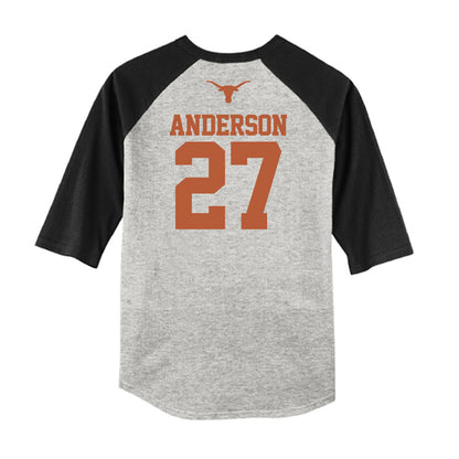 Texas - NCAA Softball : Taylor Anderson - USA Raglan Shirt-1