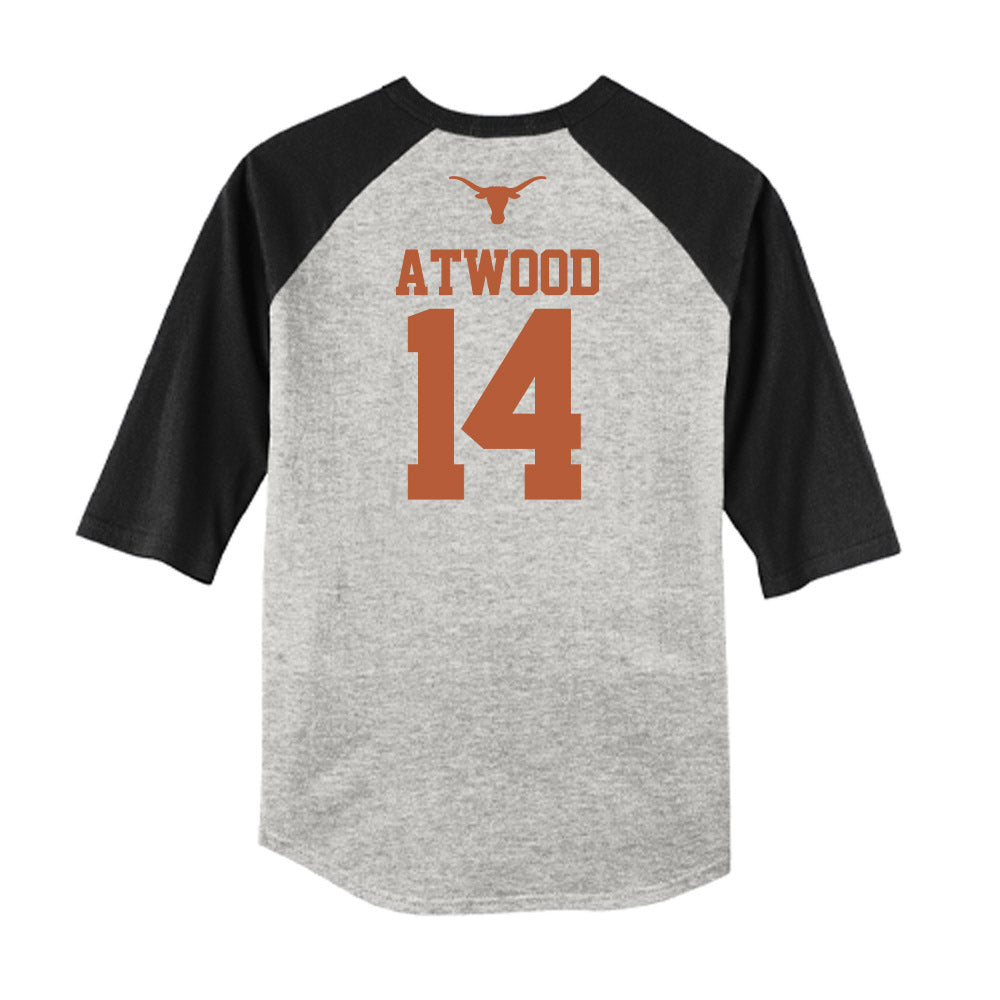 Texas - NCAA Softball : Reese Atwood - USA Raglan Shirt-1