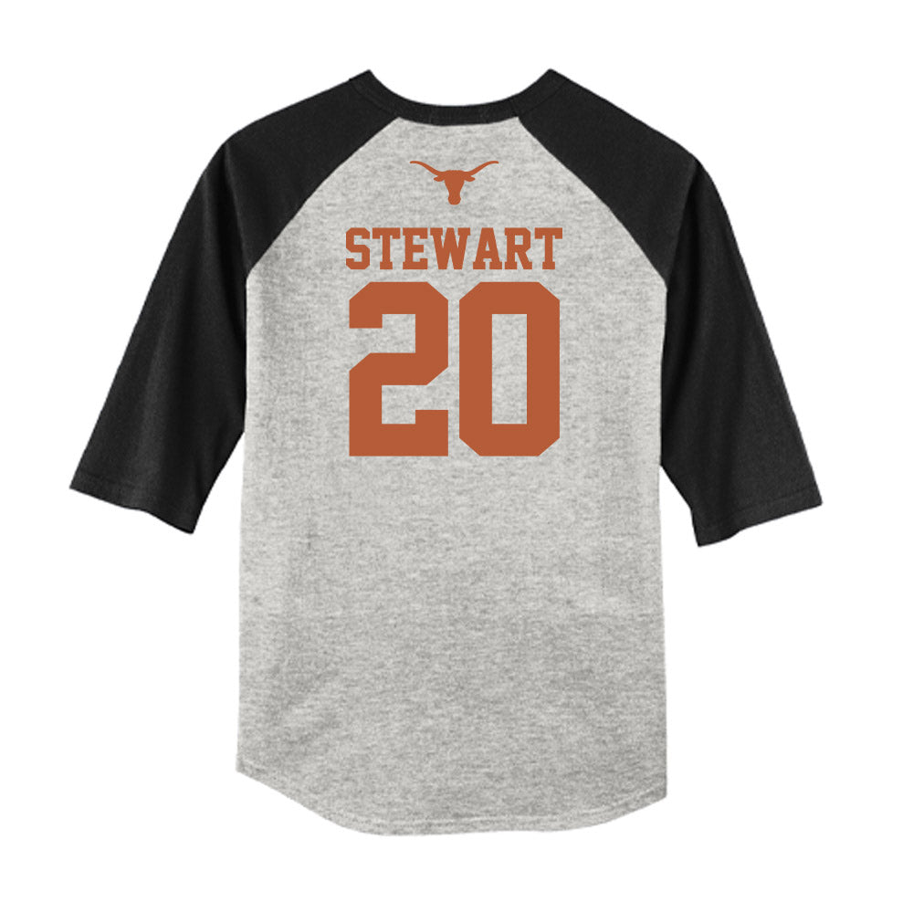 Texas - NCAA Softball : Katie Stewart - USA Raglan Shirt-1