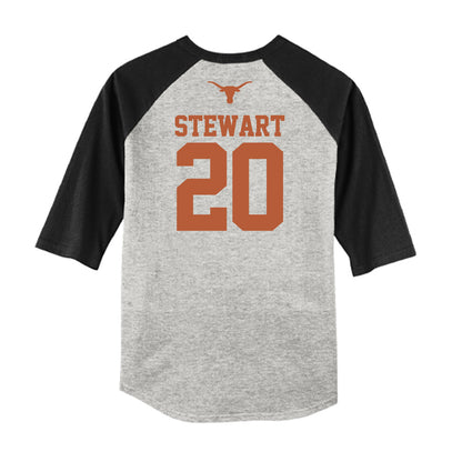 Texas - NCAA Softball : Katie Stewart - USA Raglan Shirt-1