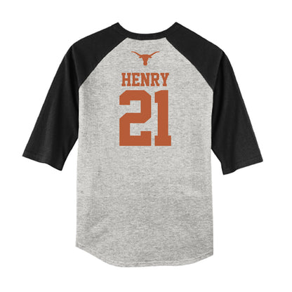 Texas - NCAA Softball : Kayden Henry - USA Raglan Shirt-1