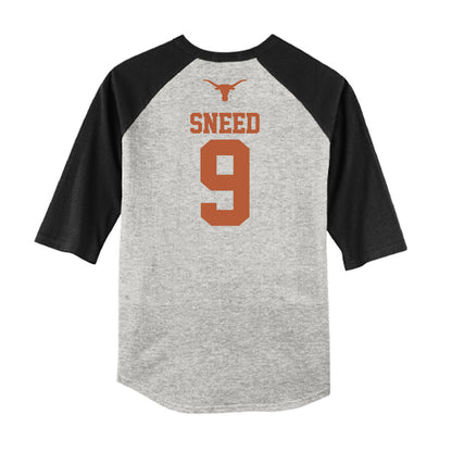 Texas - NCAA Softball : Alisa Sneed - USA Raglan Shirt-1