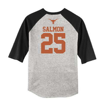 Texas - NCAA Softball : Cambria Salmon - USA Raglan Shirt-1