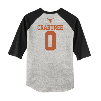 Texas - NCAA Softball : Caigan Crabtree - USA Raglan Shirt-1