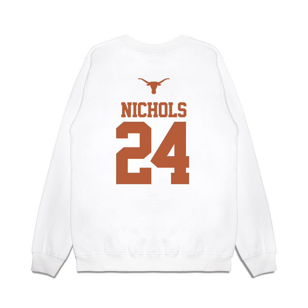 Texas - NCAA Softball : Jaycie Nichols - USA Premium Crewneck Sweatshirt-1