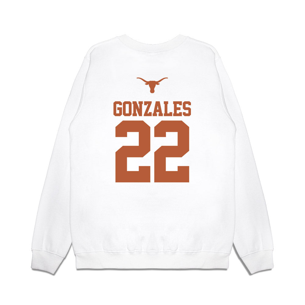 Texas - NCAA Softball : Brenlee Gonzales - USA Premium Crewneck Sweatshirt-1