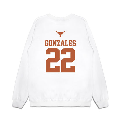 Texas - NCAA Softball : Brenlee Gonzales - USA Premium Crewneck Sweatshirt-1
