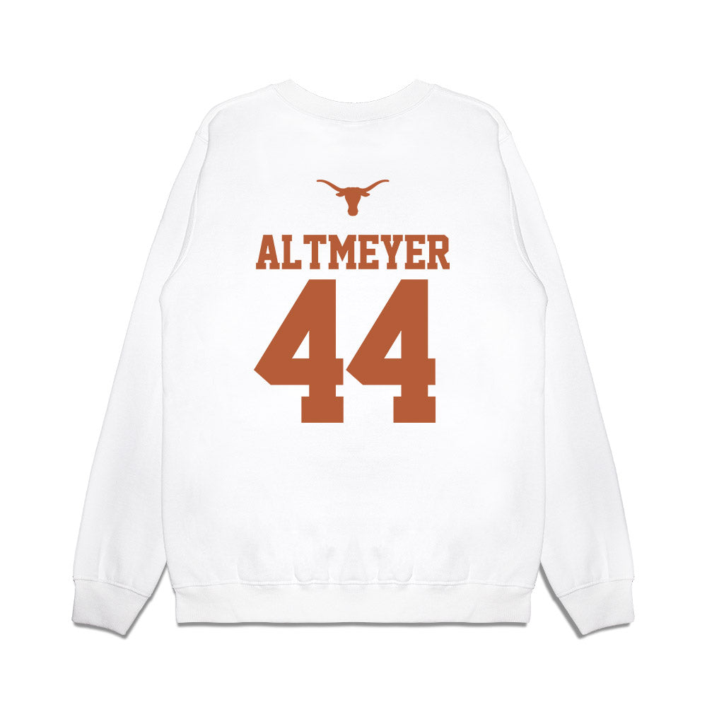 Texas - NCAA Softball : Kaiah Altmeyer - USA Premium Crewneck Sweatshirt-1