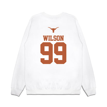 Texas - NCAA Softball : Drea Wilson - USA Premium Crewneck Sweatshirt-1