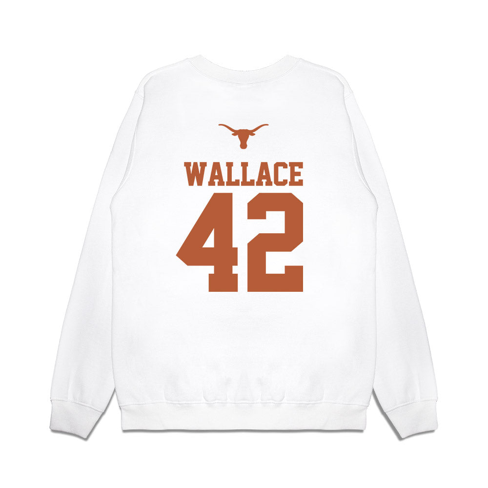 Texas - NCAA Softball : Anne Wallace - USA Premium Crewneck Sweatshirt-1