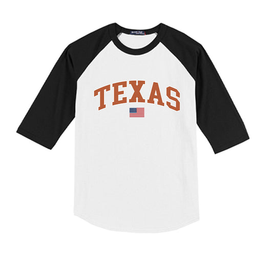 Texas - NCAA Softball : Samantha Lincoln - USA Youth Raglan T-Shirt-0