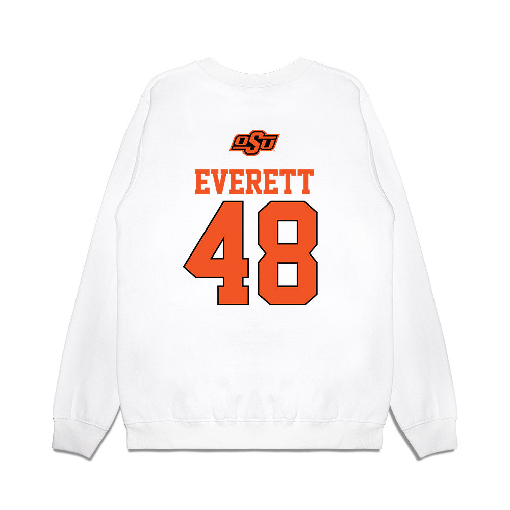 Oklahoma State - NCAA Softball : Delainey Everett - USA Premium Crewneck Sweatshirt-1
