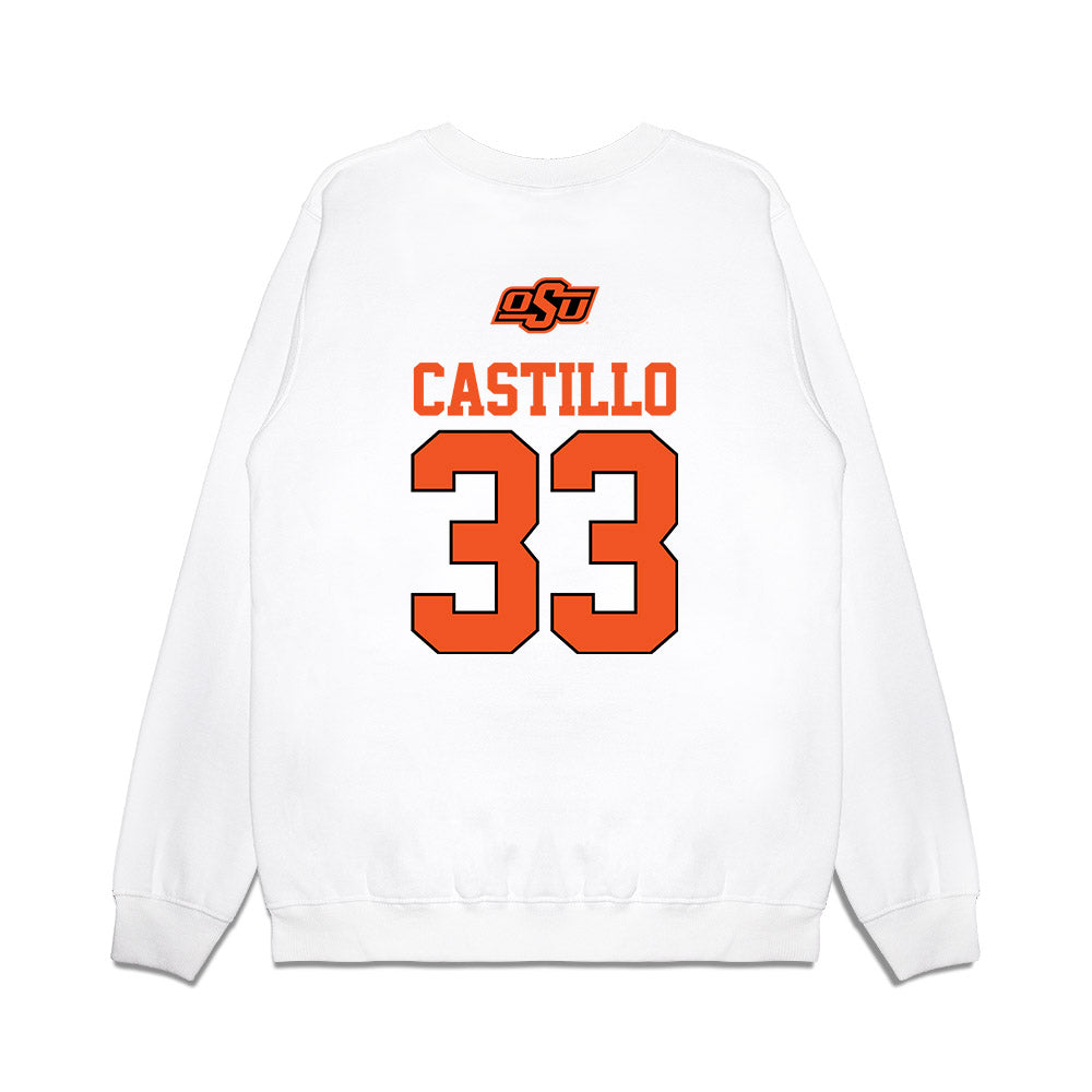 Oklahoma State - NCAA Softball : Gabby Castillo - USA Premium Crewneck Sweatshirt-1