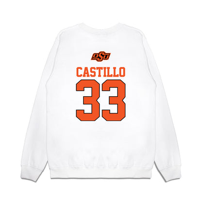 Oklahoma State - NCAA Softball : Gabby Castillo - USA Premium Crewneck Sweatshirt-1