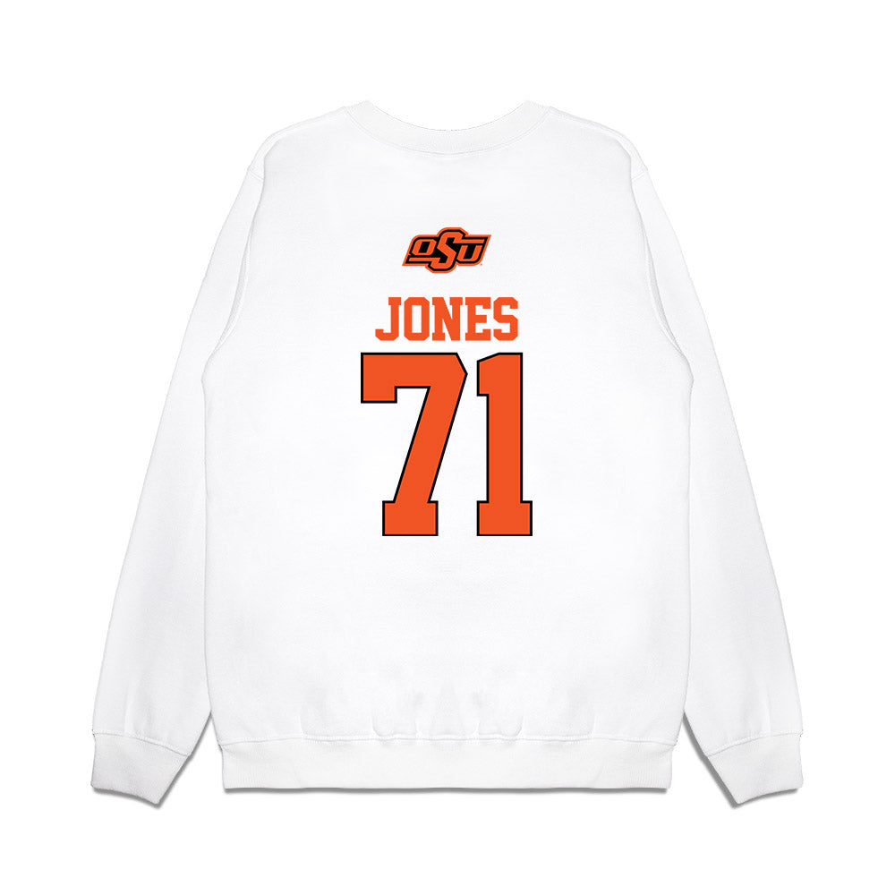 Oklahoma State - NCAA Softball : Jayden Jones - USA Premium Crewneck Sweatshirt-1