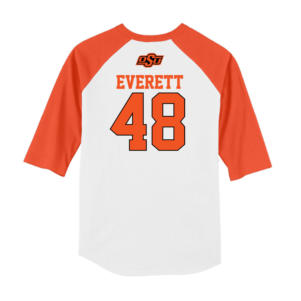 Oklahoma State - NCAA Softball : Delainey Everett - USA Raglan Shirt-1