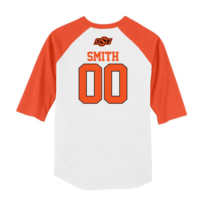 Oklahoma State - NCAA Softball : Makala Smith - USA Raglan Shirt-1