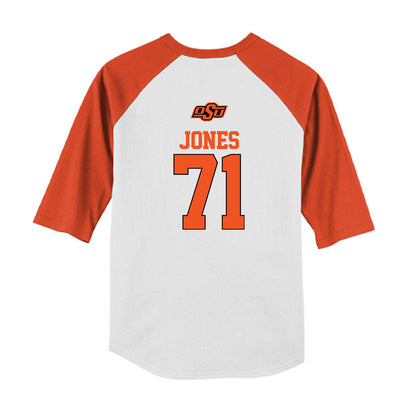 Oklahoma State - NCAA Softball : Jayden Jones - USA Youth Raglan T-Shirt-1