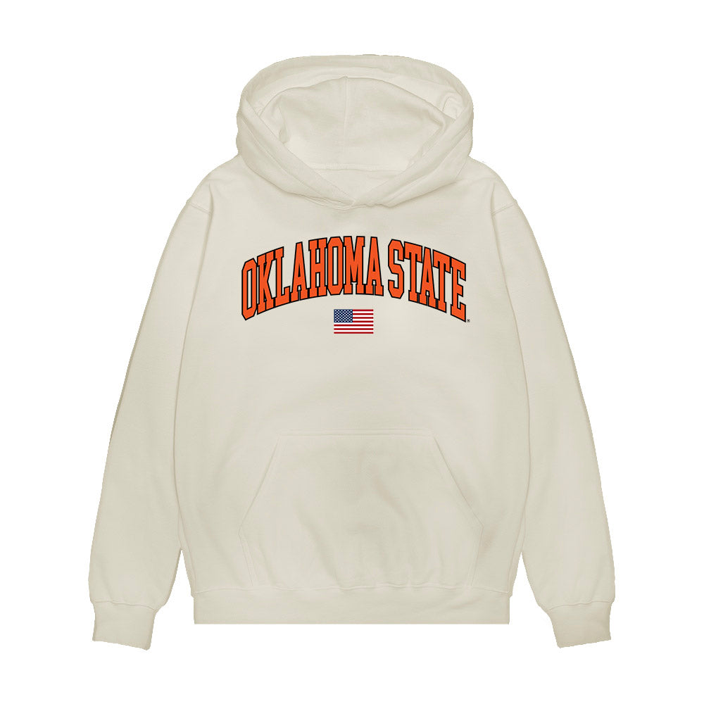 Oklahoma State - NCAA Softball : Makala Smith - USA Premium Hooded Sweatshirt-0