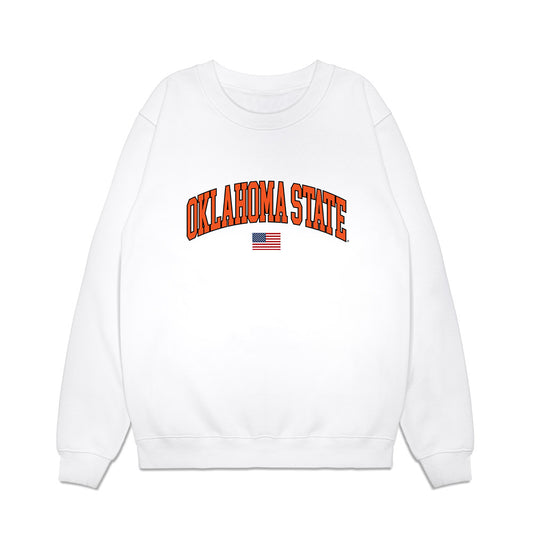 Oklahoma State - NCAA Softball : Rosie Davis - USA Premium Crewneck Sweatshirt-0