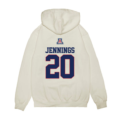Arizona - NCAA Softball : Tele Jennings - USA Premium Hooded Sweatshirt-1