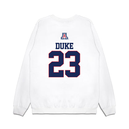 Arizona - NCAA Softball : Shyanne Duke - USA Premium Crewneck Sweatshirt-1
