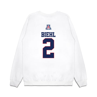 Arizona - NCAA Softball : Tayler Biehl - USA Premium Crewneck Sweatshirt-1