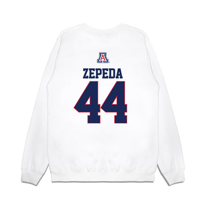 Arizona - NCAA Softball : Camila Zepeda - USA Premium Crewneck Sweatshirt-1