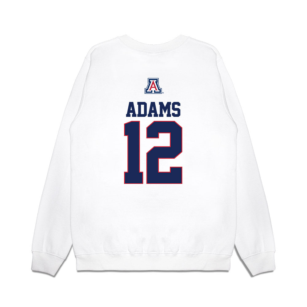 Arizona - NCAA Softball : Jalen Adams - USA Premium Crewneck Sweatshirt-1