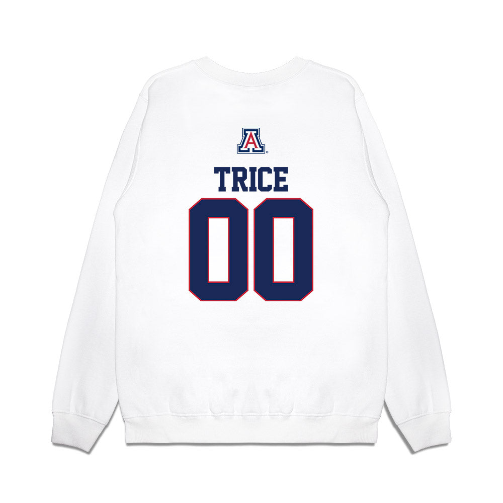 Arizona - NCAA Softball : Sereniti Trice - USA Premium Crewneck Sweatshirt-1